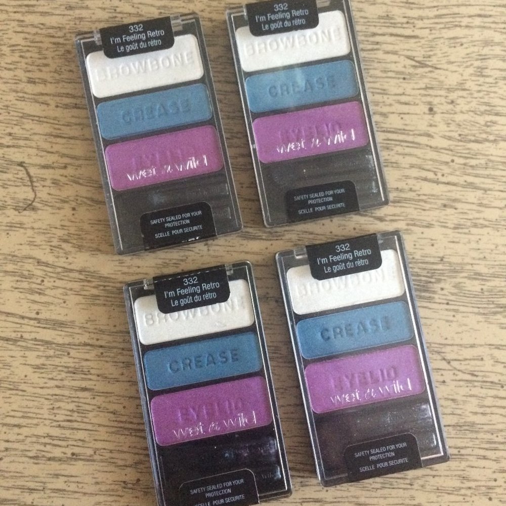 Wet N Wild ColorIcon Eye Shadow Trio x 4